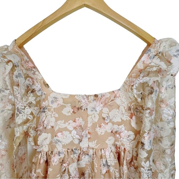 En Saison Chaumont Mini Dress Peach - Picture 10 of 12